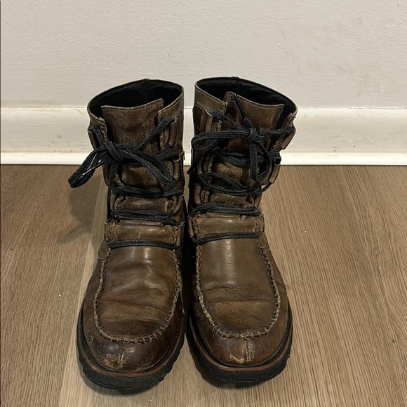 Sorel Men's Brown Leather Boots - Picture 2 of 5